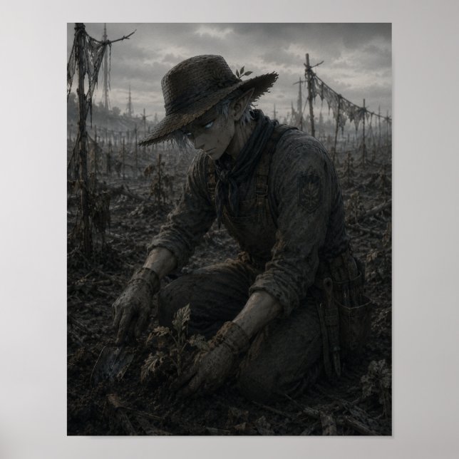 Uppgivenhet / Trädgårdsmästare / Plantager Poster (Framsidan)