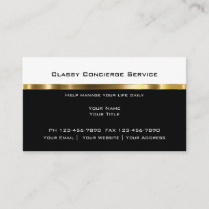 Uppgradera Concierge BusinessCard Visitkort