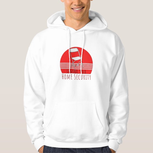 Uppgradera din hemsäkerhet hoodie (Framsida)