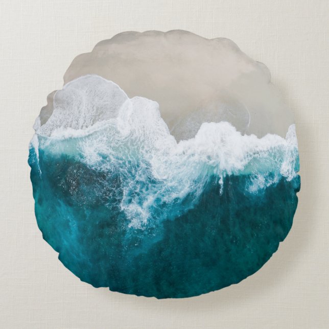 Uppgradera din lakan med Zazzles översta betyg Rund Kudde (Framsidan)