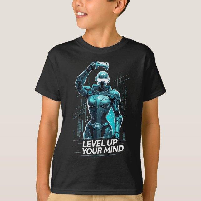Uppgradera Din Sinnes Ai Gamer  T Shirt (Framsida)