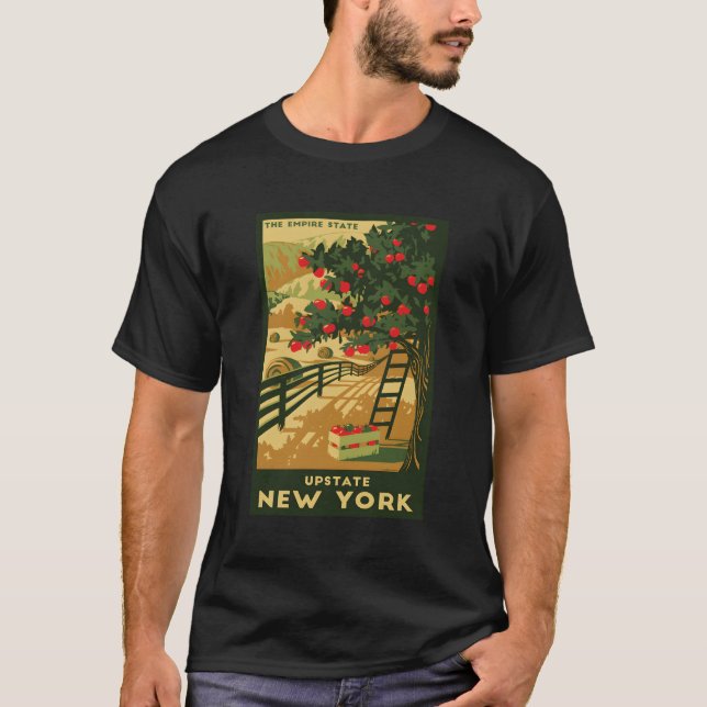 Uppgradera New York T Shirt (Framsida)
