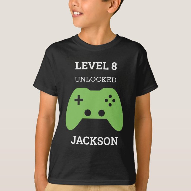 Uppgradera spelarvideospelsstyrenhet för bildspel, t shirt (Framsida)