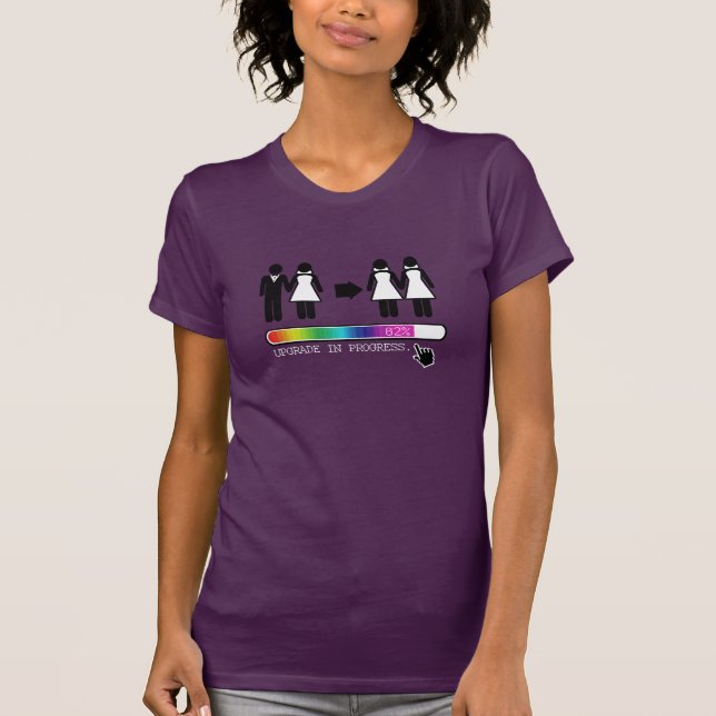 UPPGRADERA TILL LESBISK T-SHIRT (Framsida)