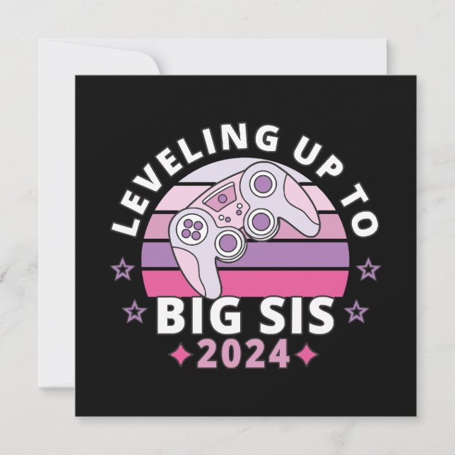Uppgradera till stor syster 2024 tjejer (Framsida)