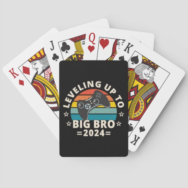 Uppgradera till storebror 2024 casinokort (Baksidan)