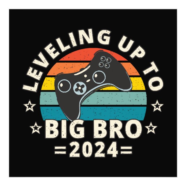 Uppgradera till storebror 2024 fototryck (Framsidan)