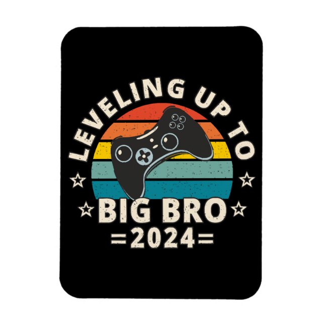 Uppgradera till storebror 2024 magnet (Vertikal)