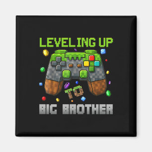 Uppgradera till storebrorsskjorta Rolig gamer Pixe Magnet