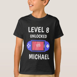 Uppgradera videospelsstyrenhet för födelsedagsbarn t shirt