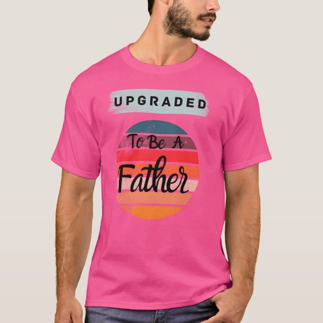 Uppgraderad för att vara en Far-pojke T Shirt (Framsida)