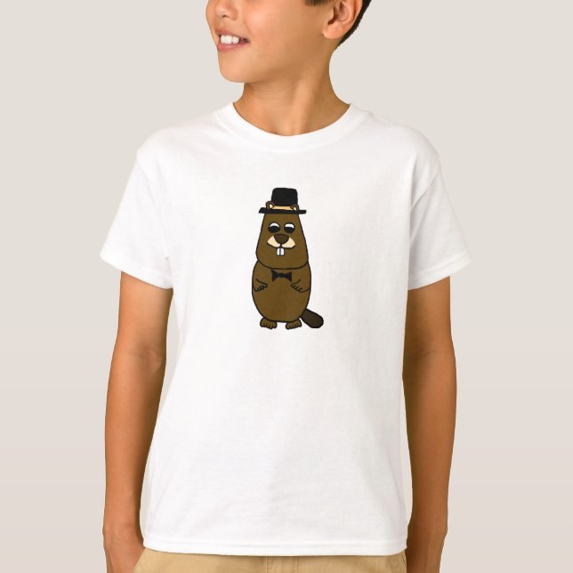 Uppgraderad Groundhog T Shirt (Framsida)