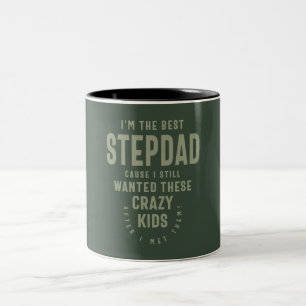 Uppgraderad Pappa, inte Pappa - Fars dag Två-Tonad Mugg