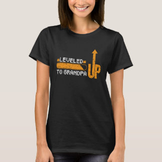 Uppgraderad till farfar Ny farfar Retro Grunge Spe T Shirt