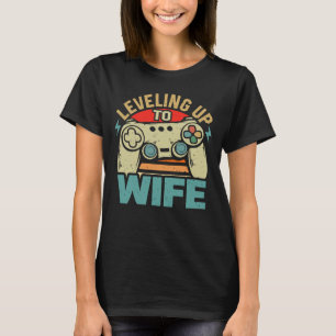 Uppgraderad till fru Nygift spelare befordrad till T Shirt
