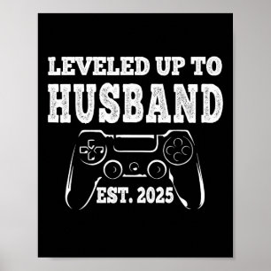 Uppgraderad till make 2025 Nygift brudgumme Nygift Poster