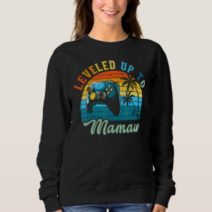 Uppgraderad till Mamaw-födelseannons för kvinnor T Shirt