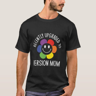 Uppgraderad till Mamma-gravid ny mamma-Gravid T Shirt