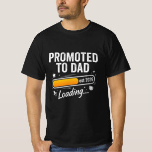 Uppgraderad till Pappa Est 2026 Laddar milstolpe T Shirt