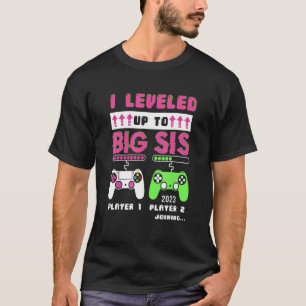 Uppgraderad till storesyster 2023 Söt Jag ska bli T Shirt
