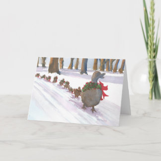 Uppgraderat Helgdag för Boston Common Ankor Helgkort