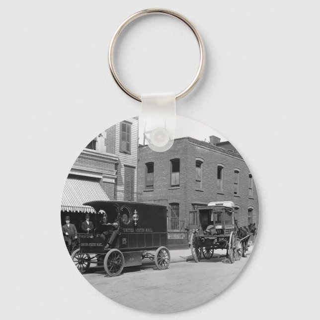 Uppgradering av posttjänster: tidigt 1900-talet nyckelring (Framsida)