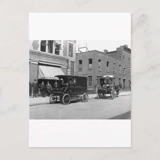 Uppgradering av posttjänster: tidigt 1900-talet vykort (Framsida)