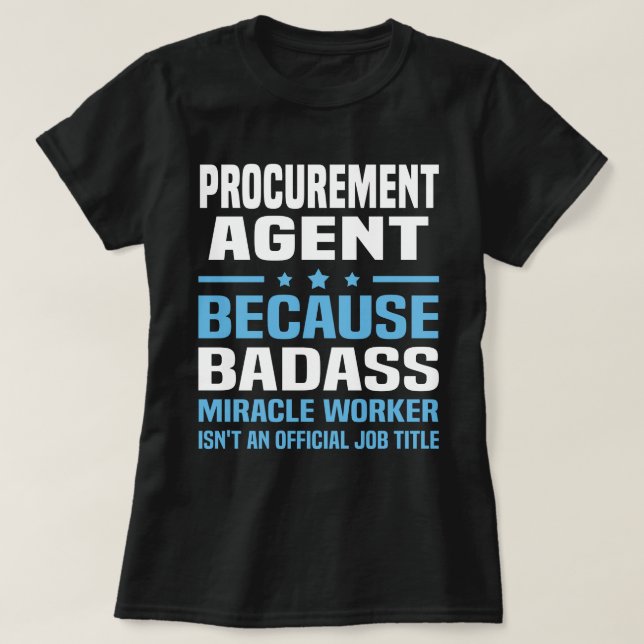 Upphandling Agent T Shirt (Design framsida)