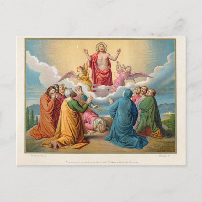 Upphängningen av Jesus 1879 Vykort (Framsida)