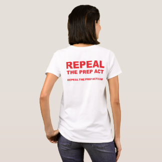 Upphäva PREP Act-konsten på WOMENS WHITE-tshirt T Shirt