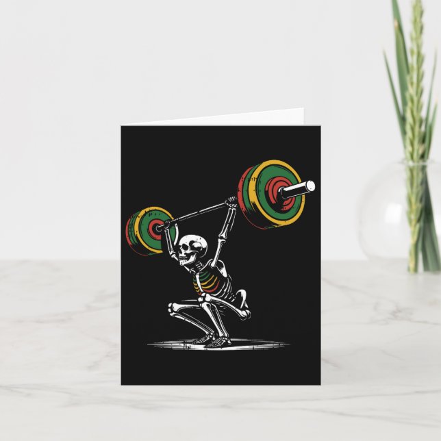 Upphävande av Fars dag-grammen Arbeta ut Pappa Pap Kort (Framsida)