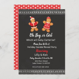 Upphävande av Genderna Gingerbröd Inbjudningar