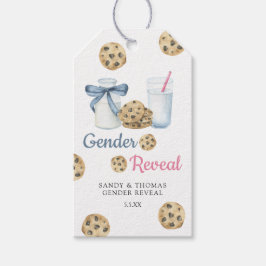 Upphävande av Genderna Watercolor Mjölk & Cookies Presentetikett