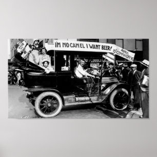 UPPHÄVANDE FÖRBUD MOT KAMPANJ - JAG VILL HA ÖL! POSTER