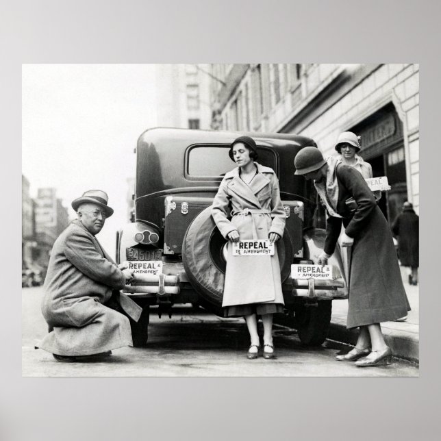 UPPHÄVANDE FÖRBUDSKALLARE 1932 POSTER (Framsidan)