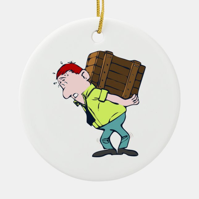 Upphävande Julgransprydnad Keramik (Framsidan)