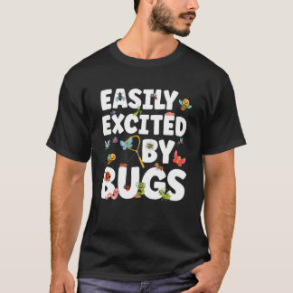 Upphetsad av Bug Catcher Kids Bug Hunter Girls Ins T Shirt