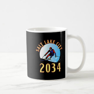 Upphetsad för 2034 för salt lake city utah  kaffemugg