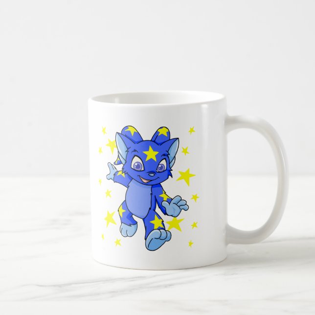 Upphetsada Starry Acara med stjärnabristning Kaffemugg (Höger)