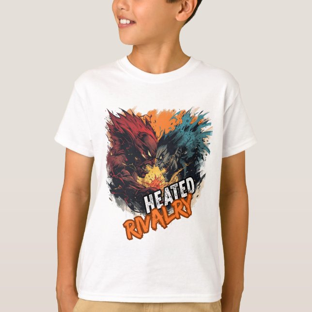 upphettad rivalitet t shirt (Framsida)