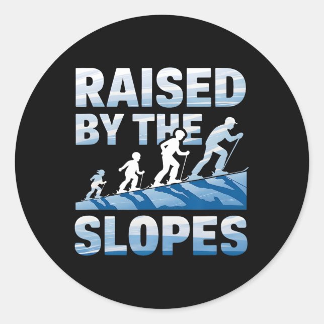 Upphöjd Runt Klistermärke (Framsida)