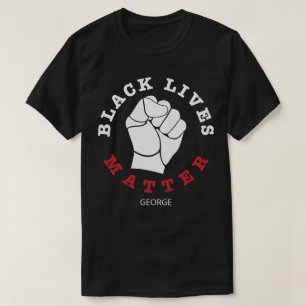 Upphöjda svarta liv, Personlig Namn T Shirt