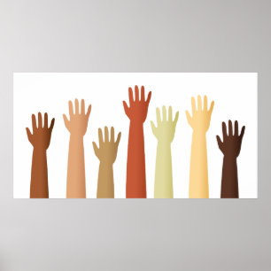 Upphöjt Händer Poster
