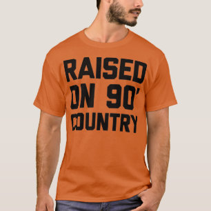 Upphöjt på 90-talet Land Music Älskare Cowboy Funn T Shirt