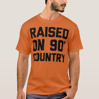 Upphöjt på 90-talet Land Music Älskare Cowboy Funn T Shirt