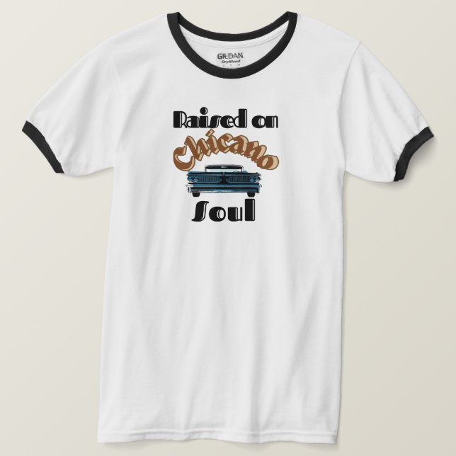 Upphöjt på Chicano Soul T-shirt (Design framsida)