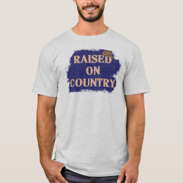 Upphöjt på Land med en Cowboyhatt T Shirt