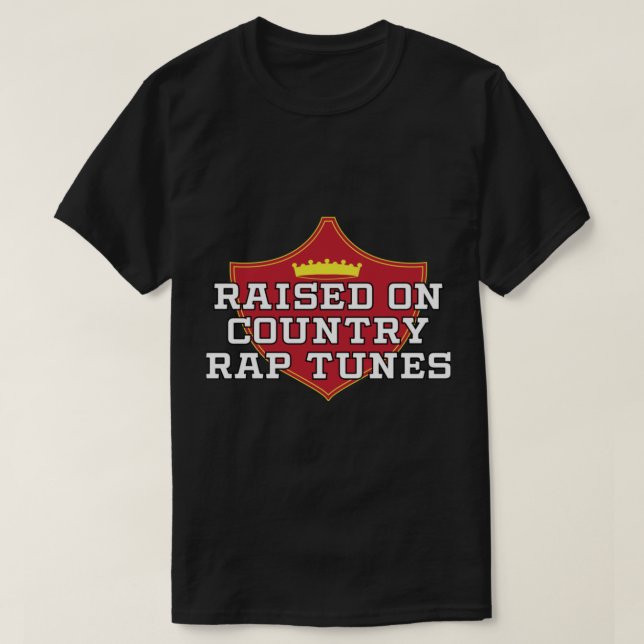Upphöjt på Land Rap Tunes Classic T-Shirt (Design framsida)