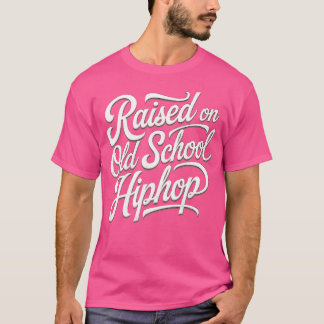 Upphöjt på Old school Hip hop Tshirt Cassette Graf T Shirt