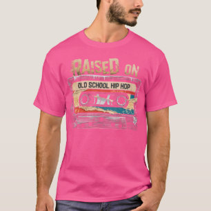 Upphöjt på Old school Hip hop Tshirt Cassette Graf T Shirt